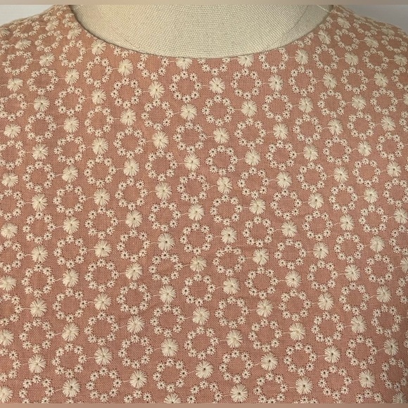 NEW w/TAGS Line & Dot 100% Cotton Rose Sundress w/Stunning Back Size Medium - Picture 6 of 9